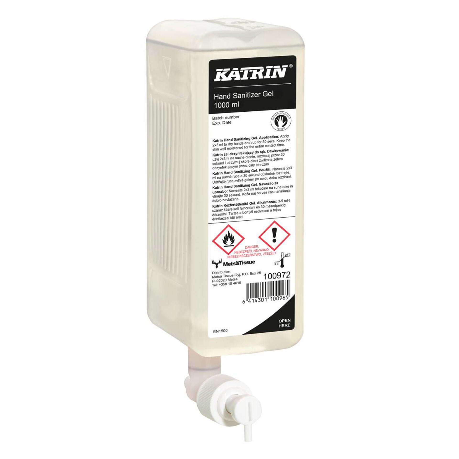 100972-Katrin Hand Sanitizer Gel 1000 ml