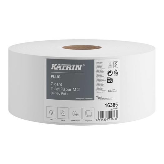 Katrin Plus Jumbo Toilet Paper Roll Medium 180 Metres