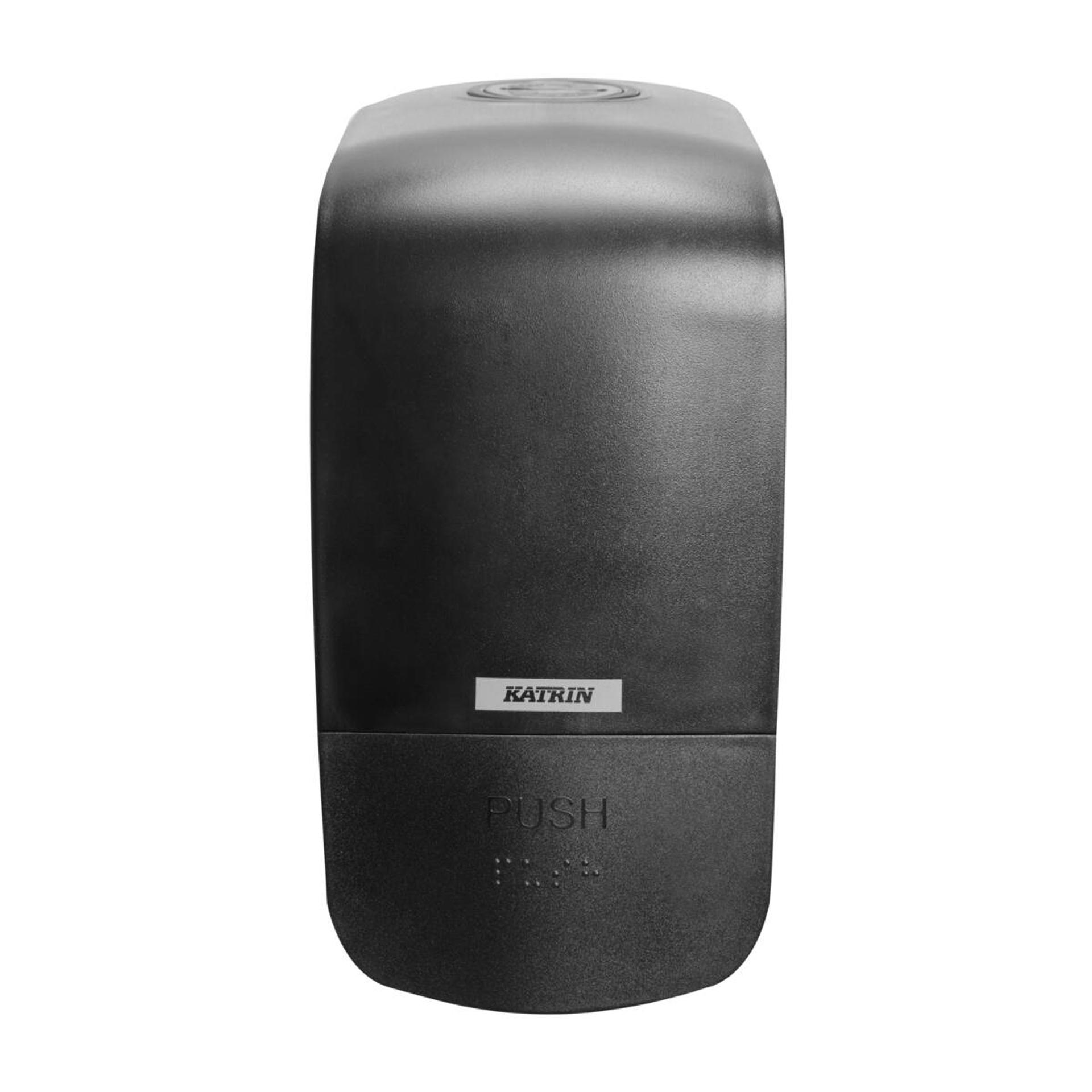 92186-Katrin Plastic Dispenser 500 ml For Commercial Hand Wash, Black-3