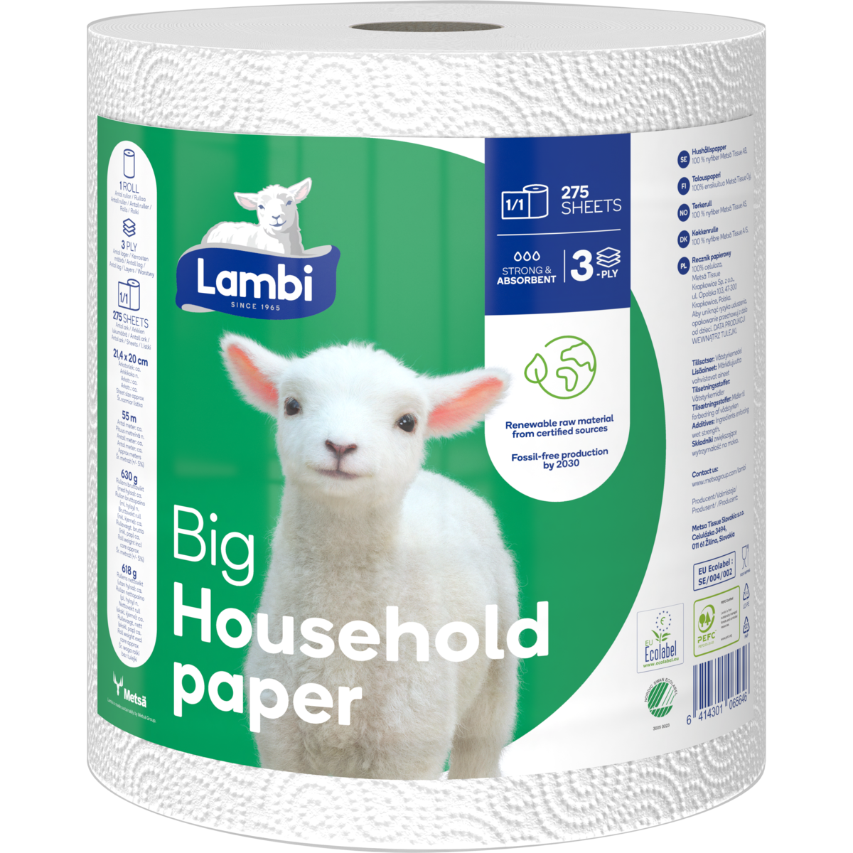 Lambi BIG Køkkenrulle 