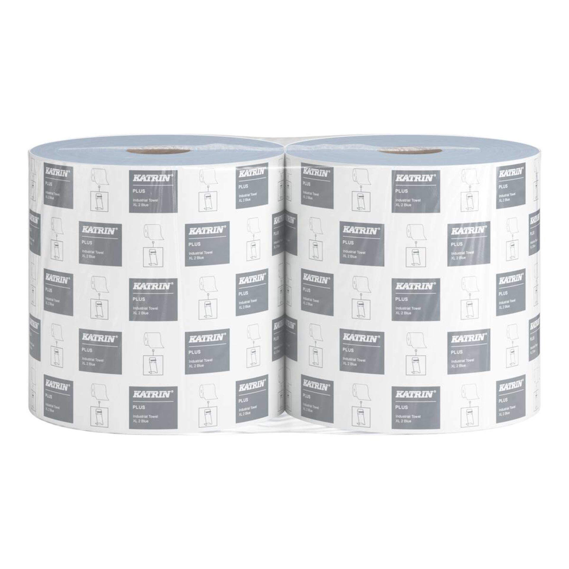 99351-Katrin Plus Teollisuuspyyhe XL Sininen 1000 arkkia-2