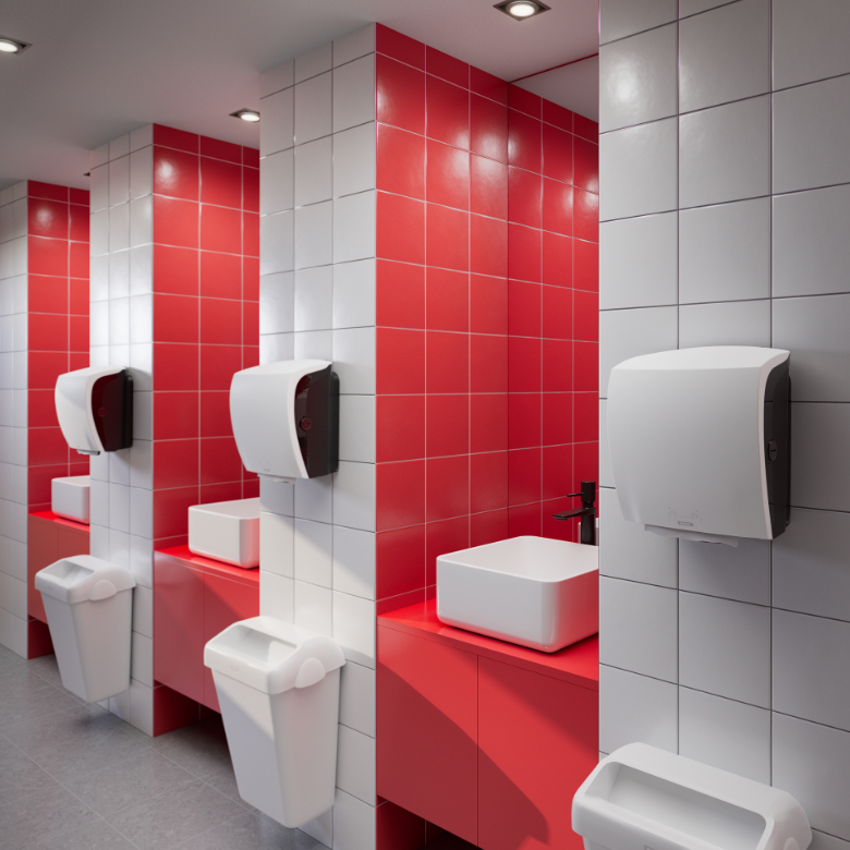 Katrin System hygiene solution for high traffic washrooms