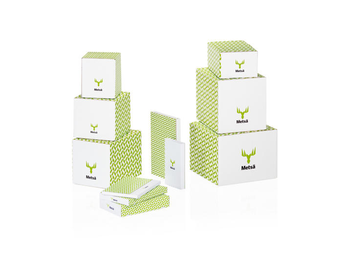 Packaging samples by Metsä Board