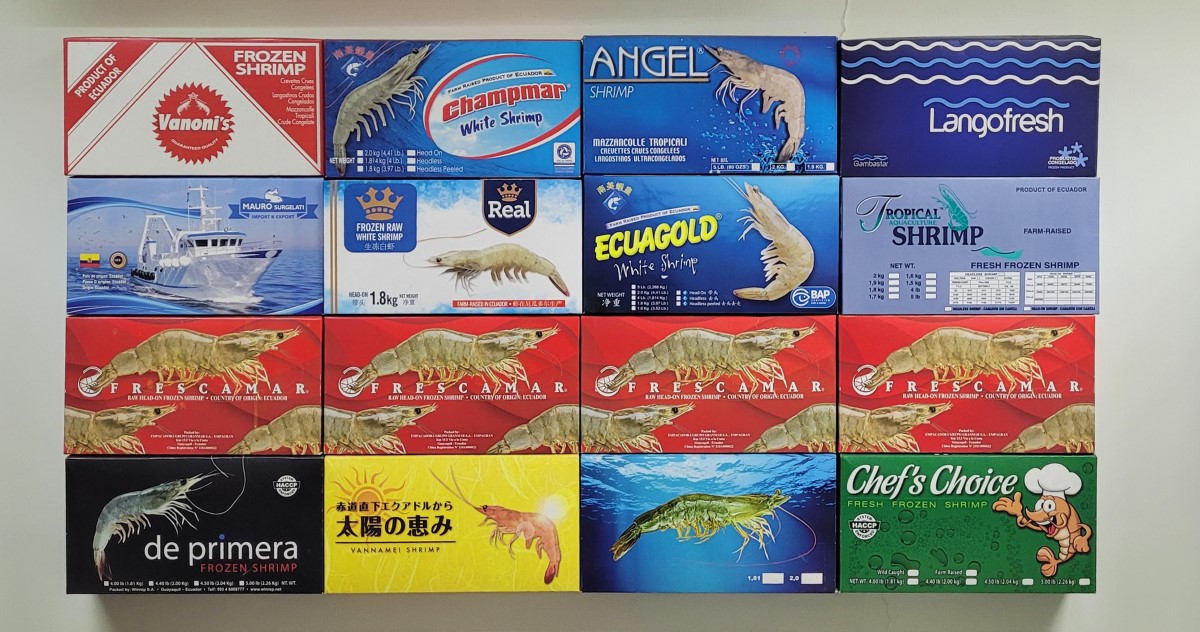 Premiumquality paperboard keeps Ecuadorian shrimp at its best