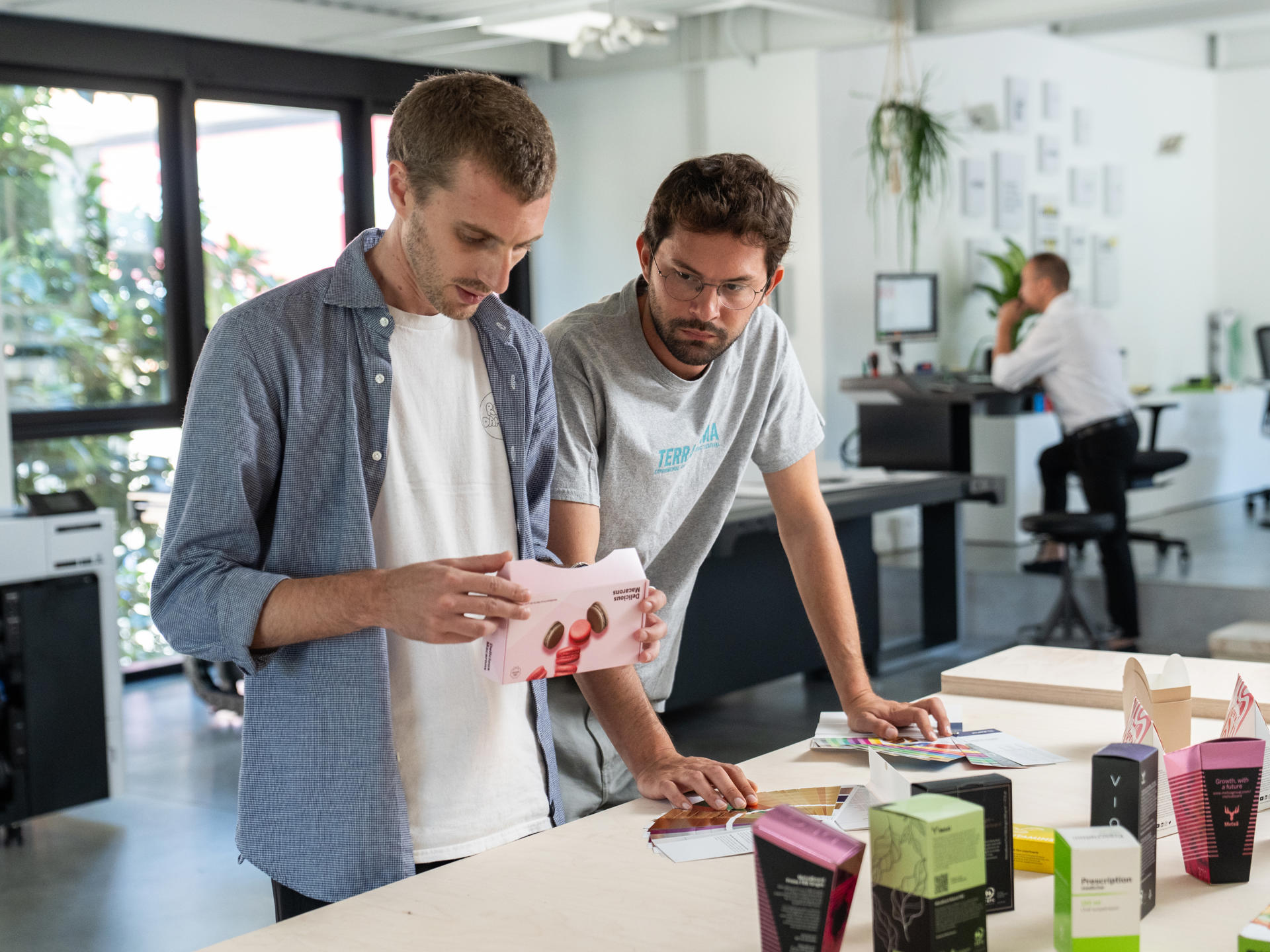 Packaging design at Metsä Board's design studio