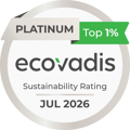 Ecovadis Platinum medal