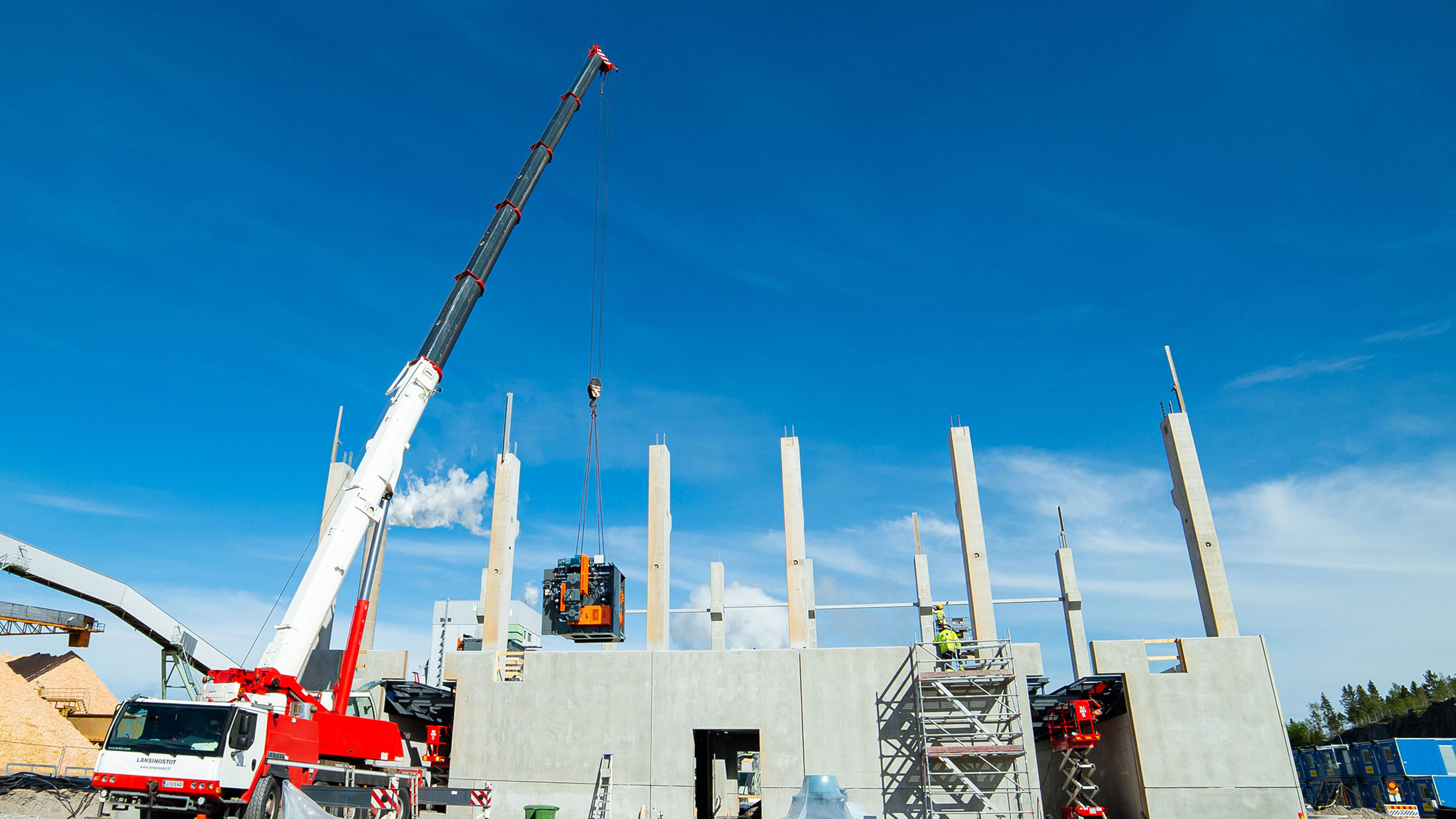 Construction site at Rauma