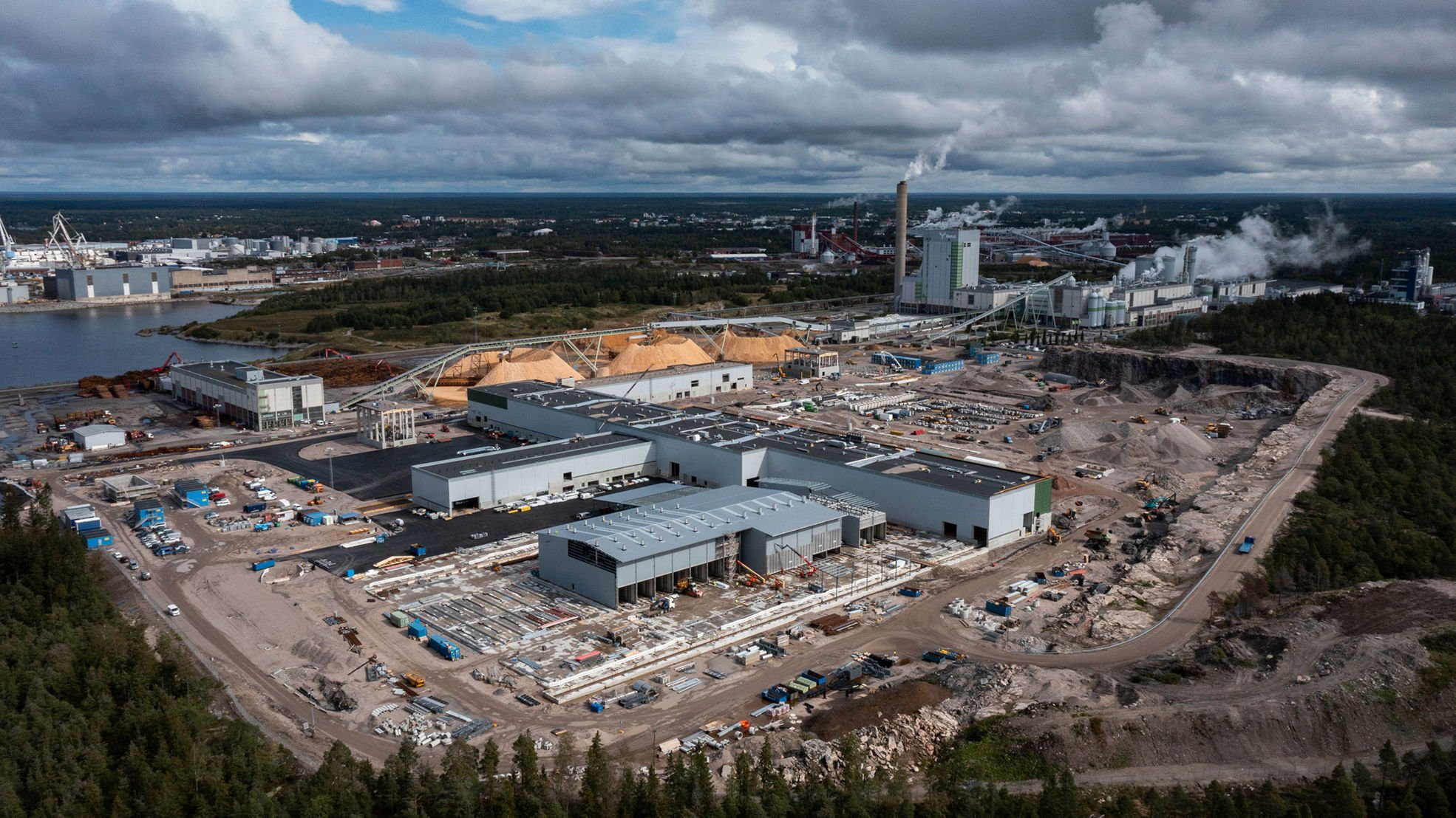 Rauma sawmill in September 2021