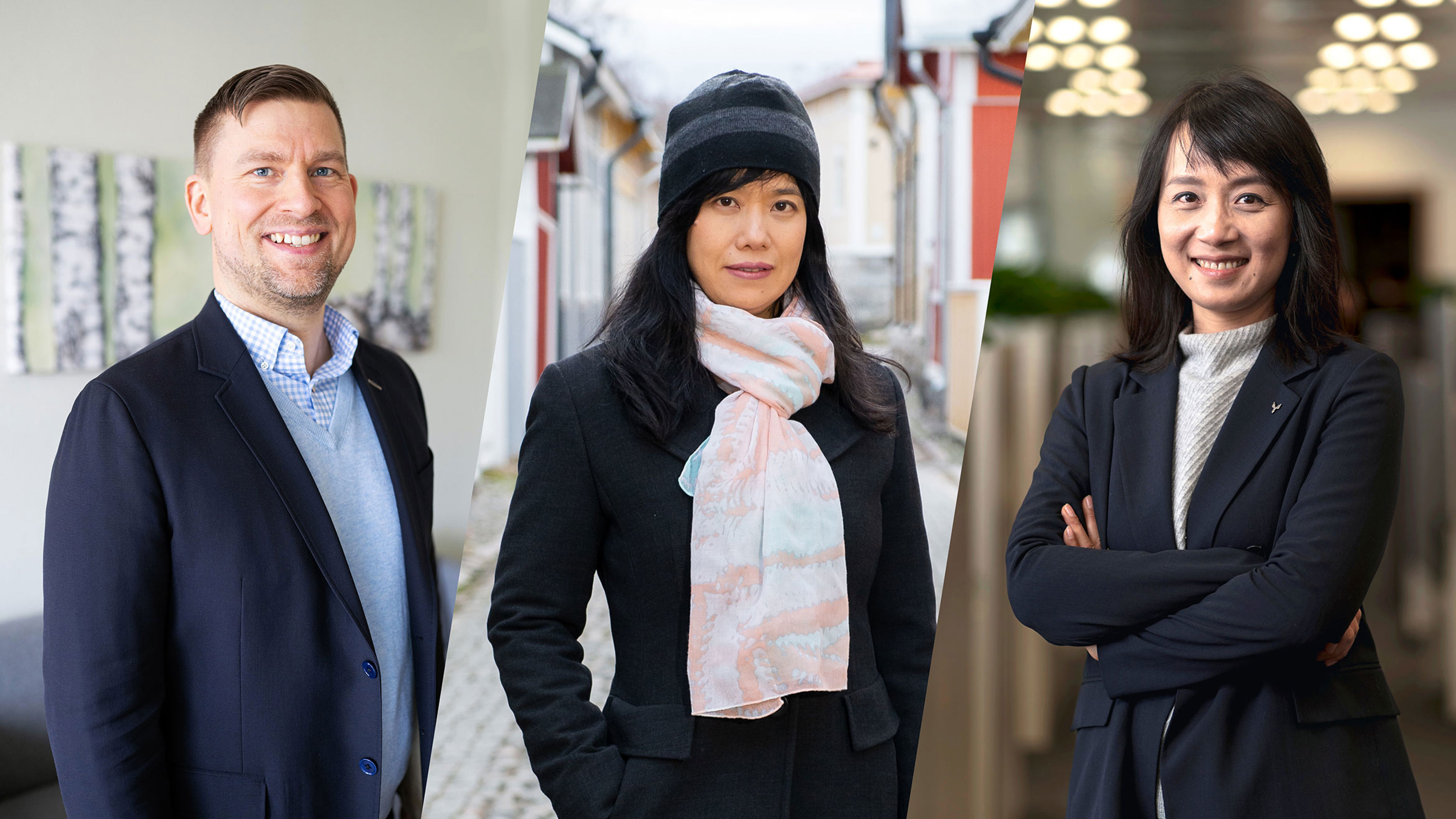 Kustaa Laine, Marina Lin and Cindy Zhang