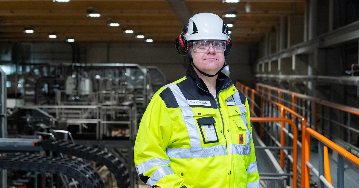 Tuomela leder produktionsplaneringen vid Metsä Fibres nya sågverk i Raumo