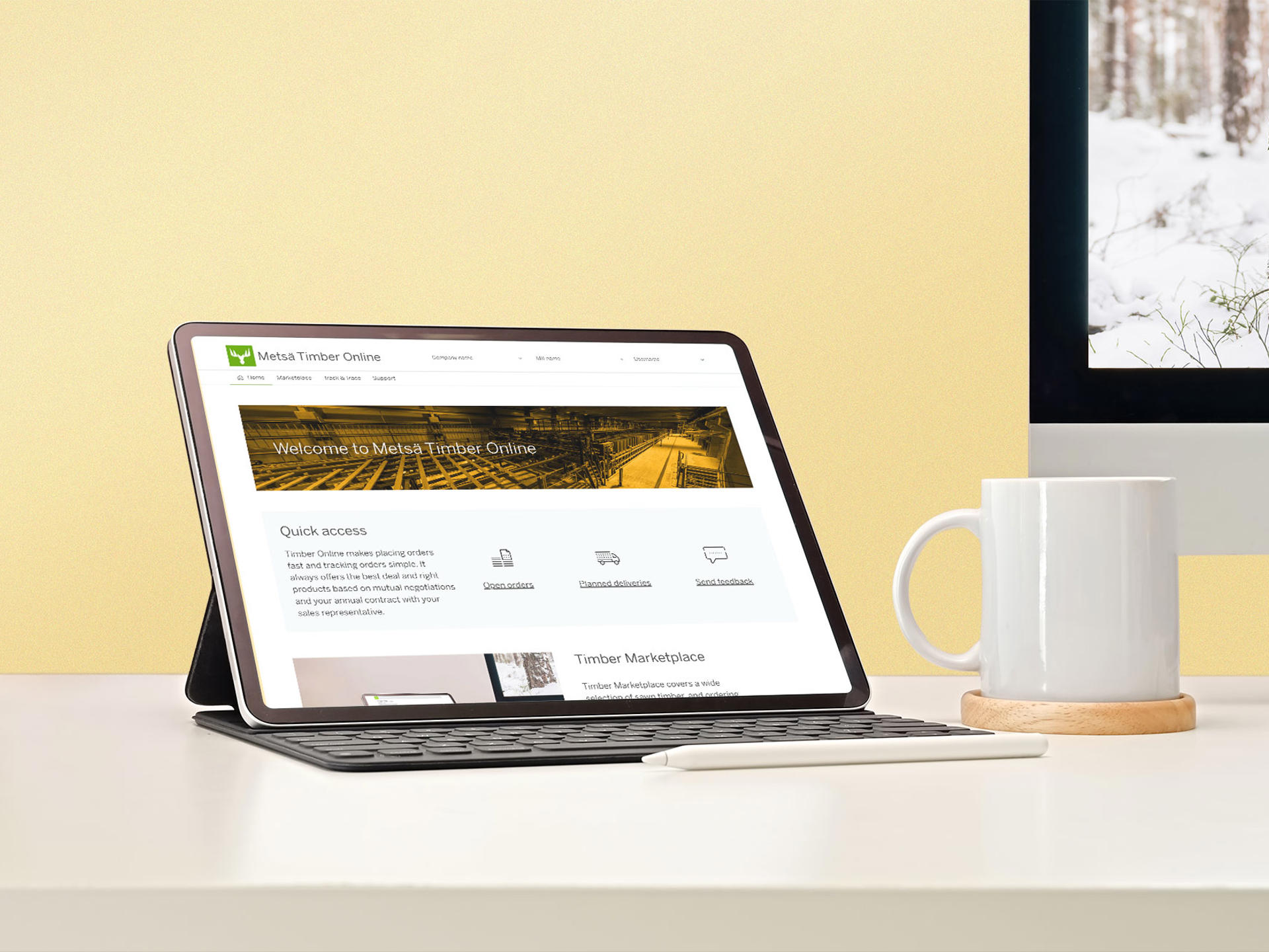 Metsä Timber Online Marketplace