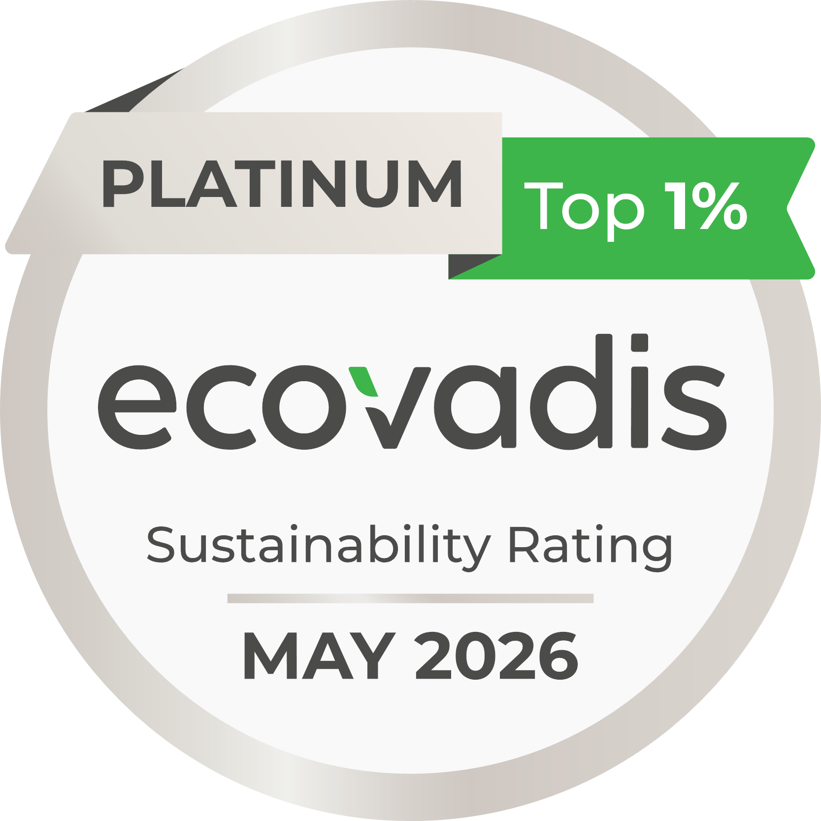 Mets&auml; Fibre EcoVadis Platinum Medal 2026