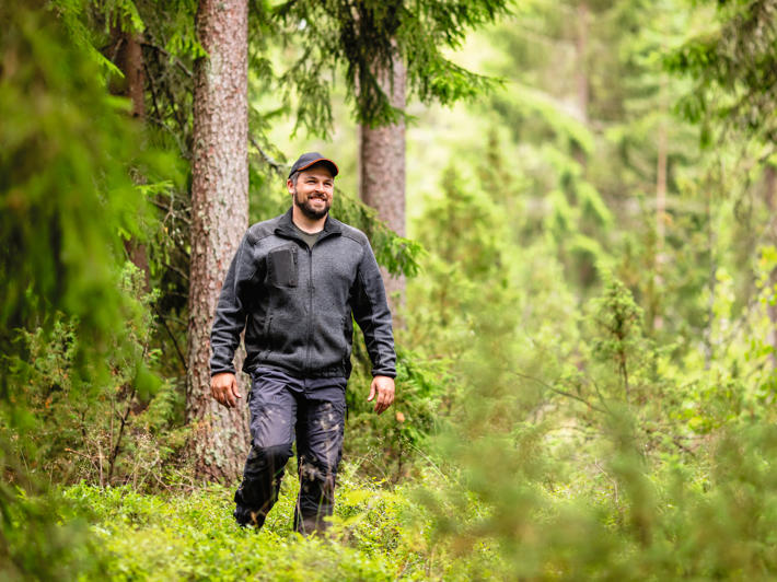 Forest owner Ilkka Hautaviita.