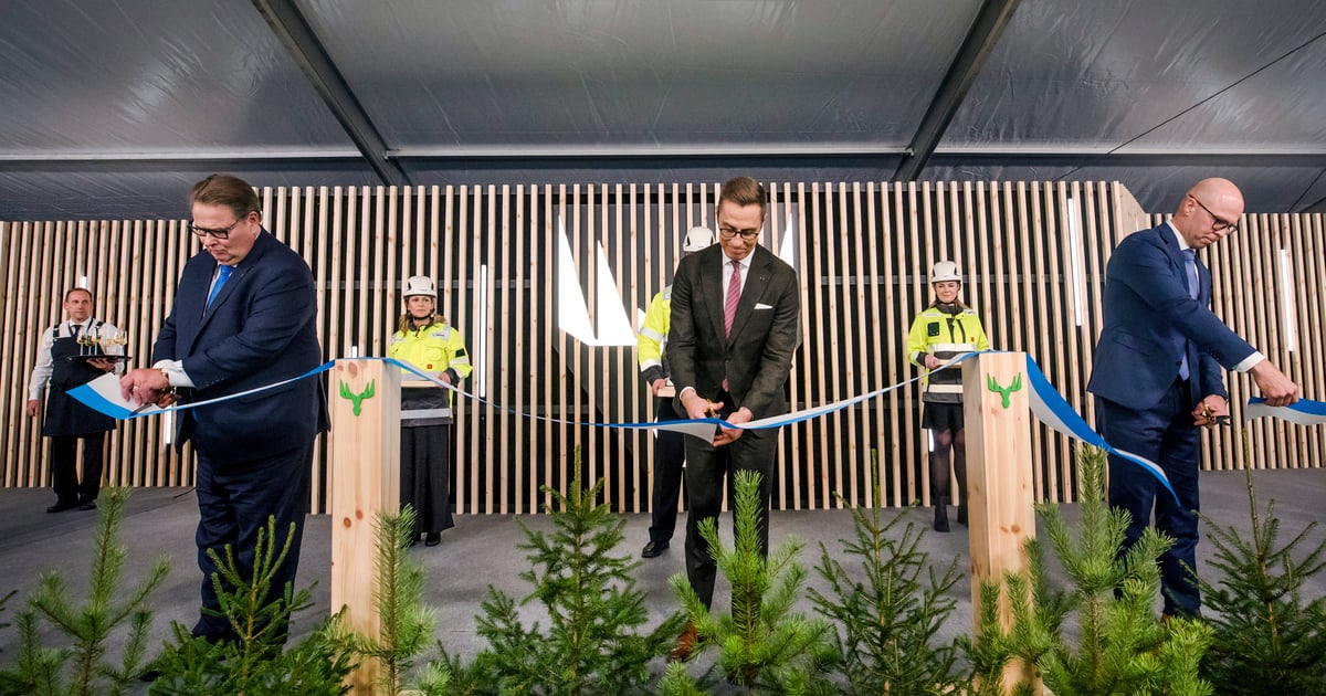 Metsä Group inaugure son usine de bioproduits à Kemi