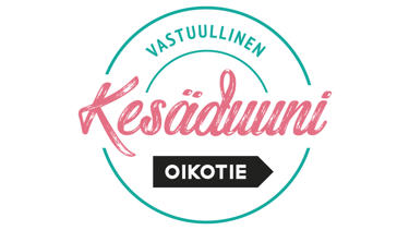 Vastuullinen kesäduuni -kampanjan logo
