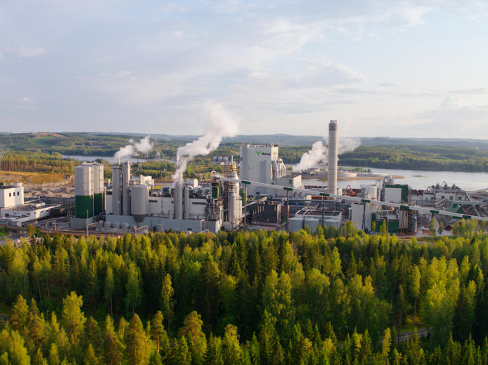Metsä Groupin biotuotetehdas Äänekoskella. 