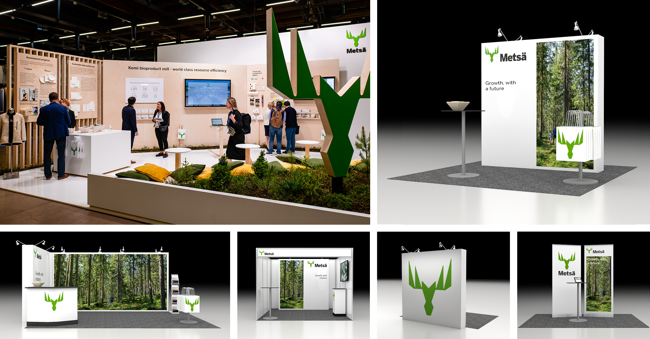 The guideline document covers a broad range of different event and fair stand sizes.