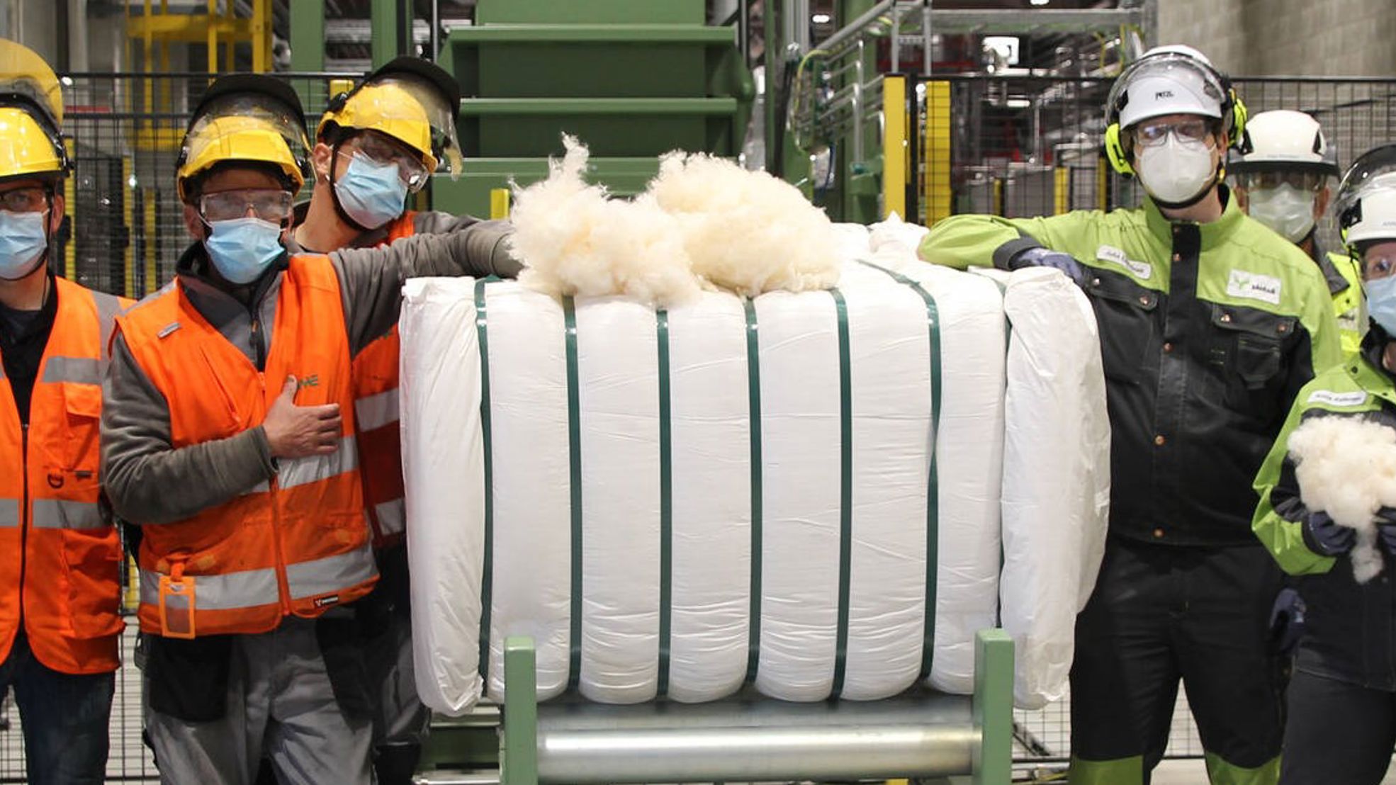First Kuura textile fibre bale