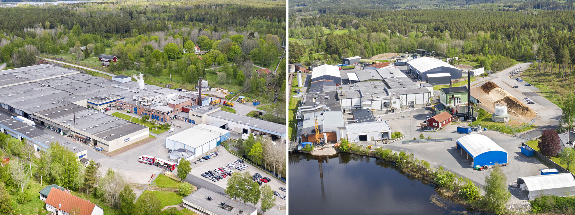 Nyboholm, Pauliström tissue paper mills