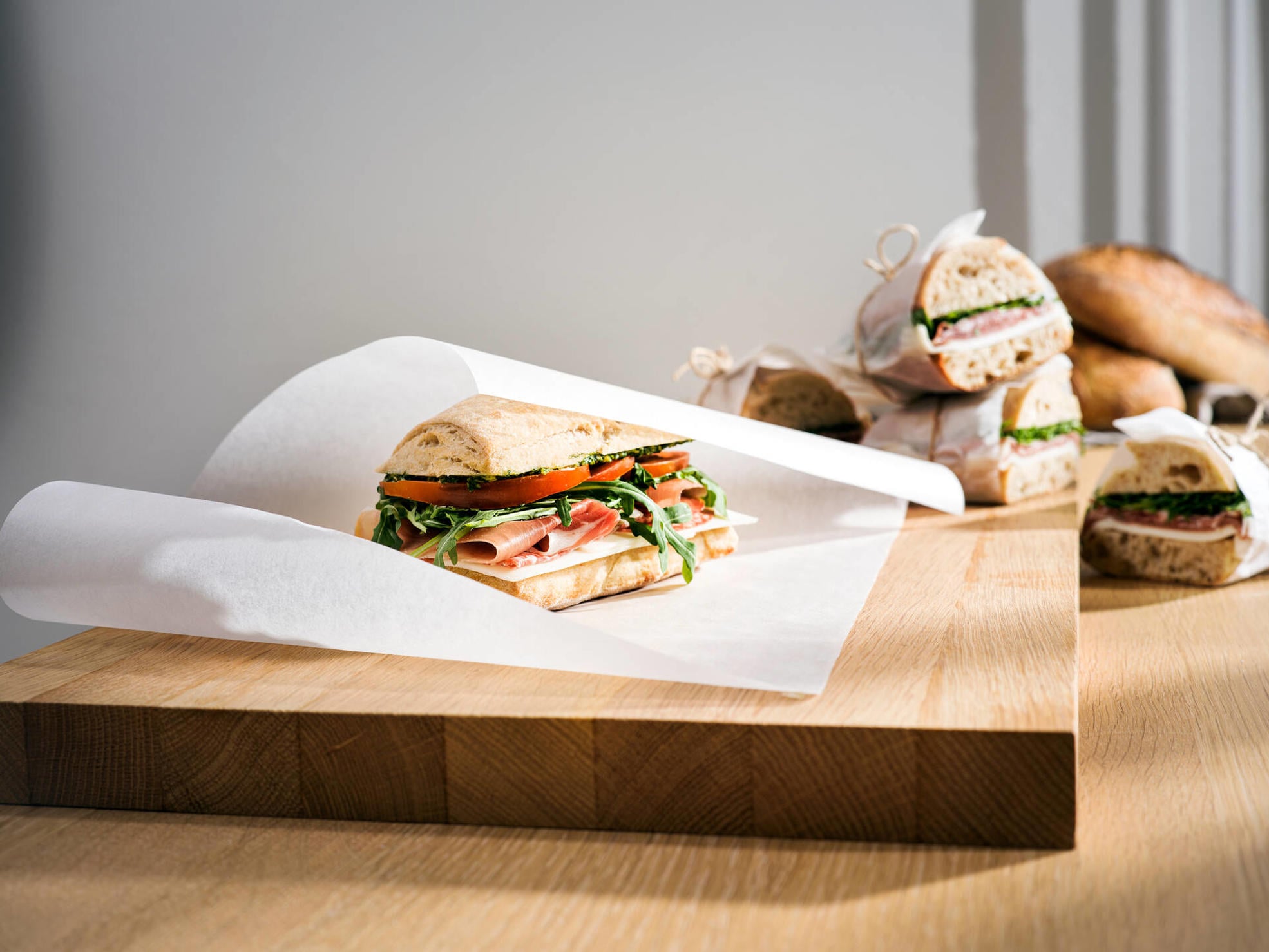 greaseproof papers for food preparation and food packaging