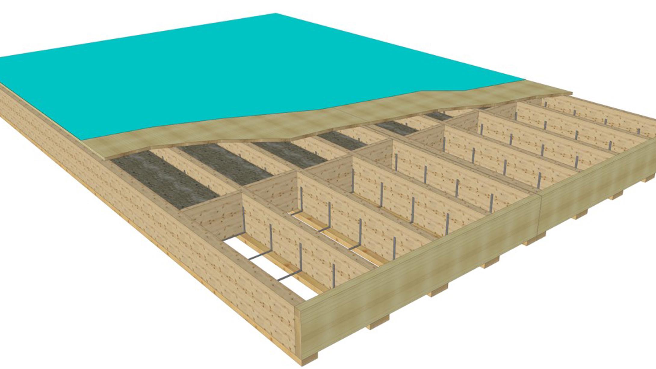 Illustrated floor element