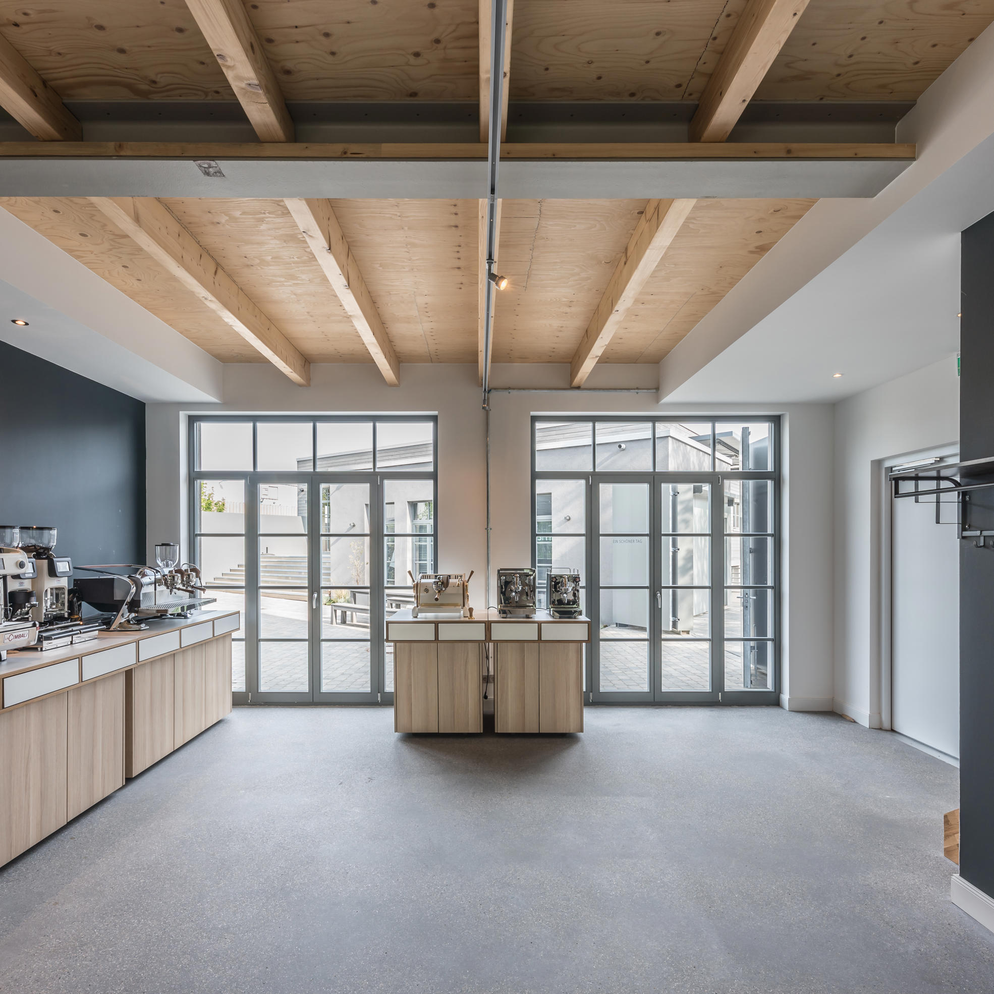 Floor panel in Grey Linden project