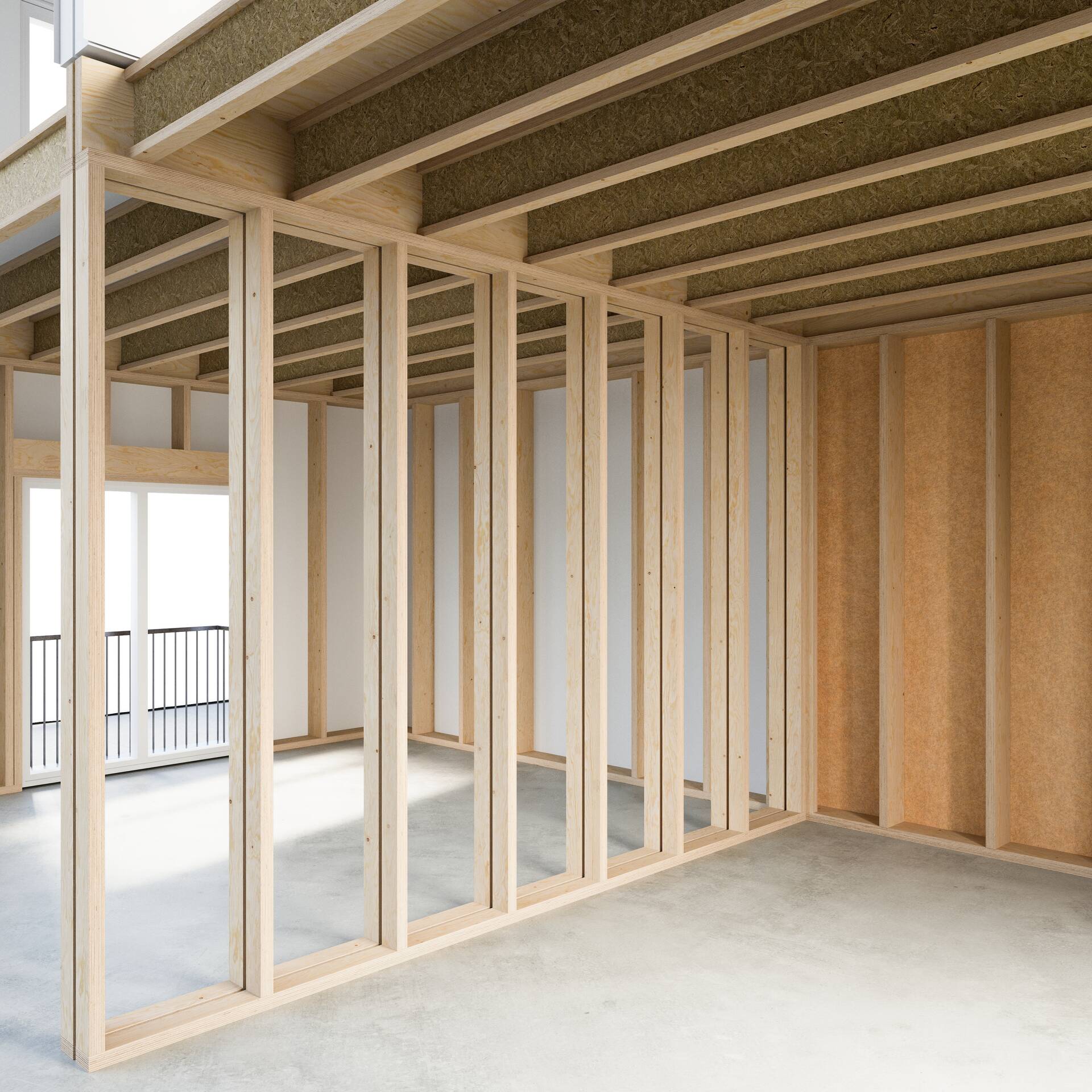 Studs for external wall elements