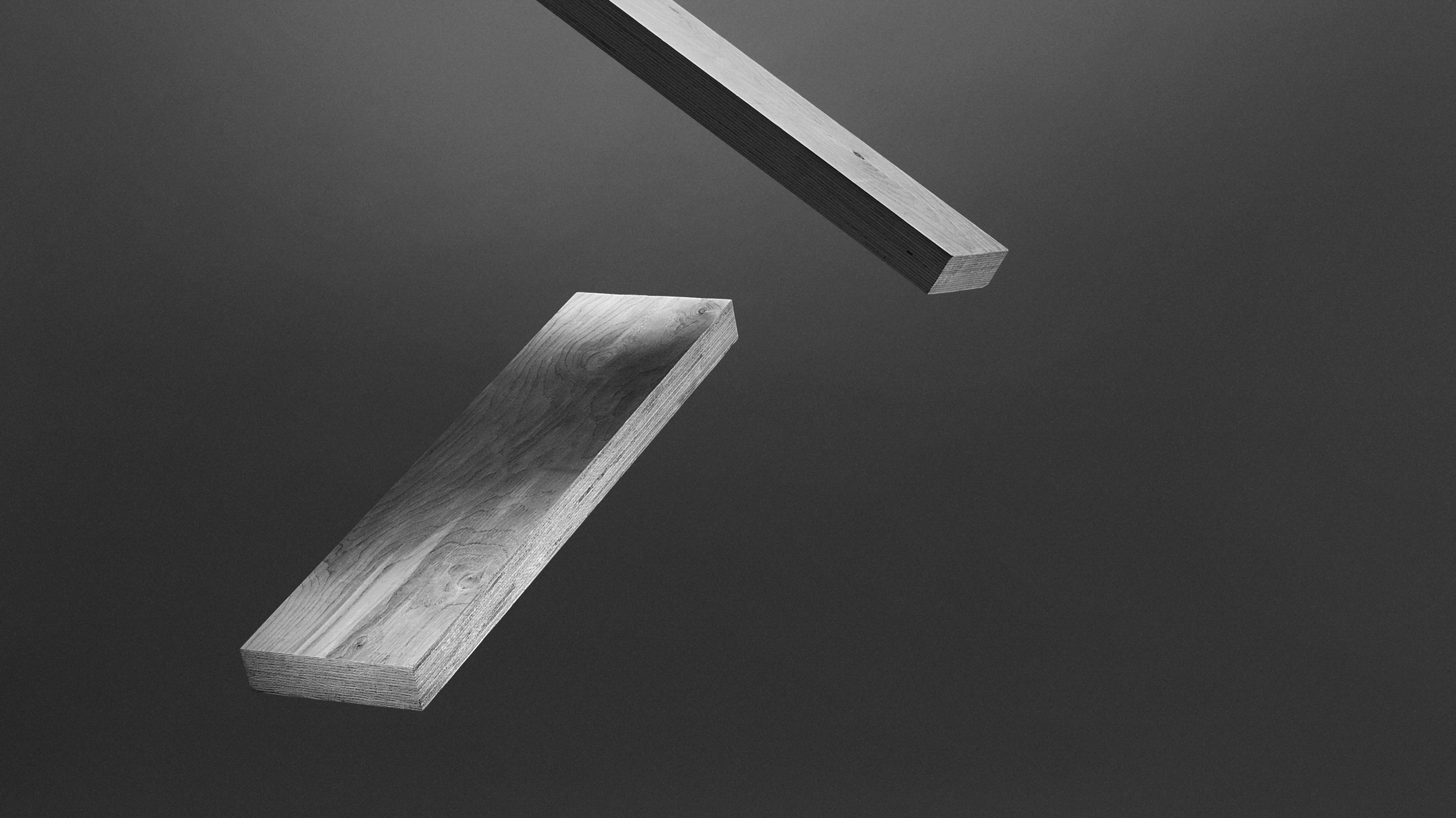 Light building with wood