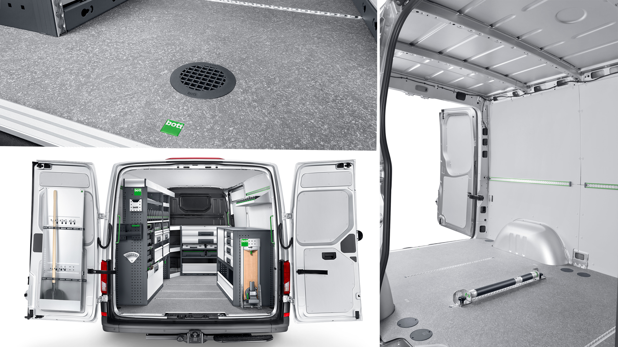 Bott van interiors with plywood