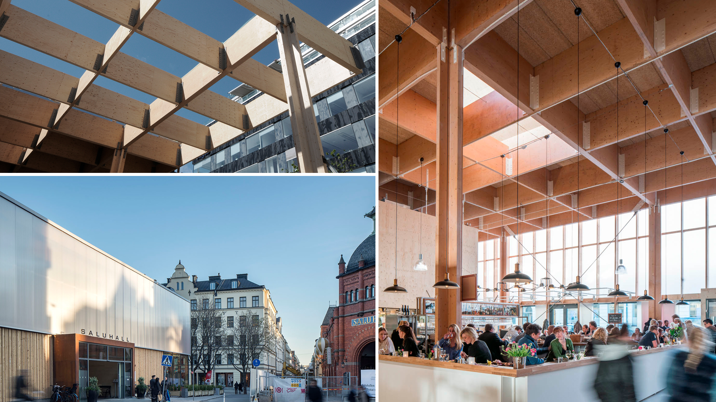 Östermalm’s temporary market hall made of wood