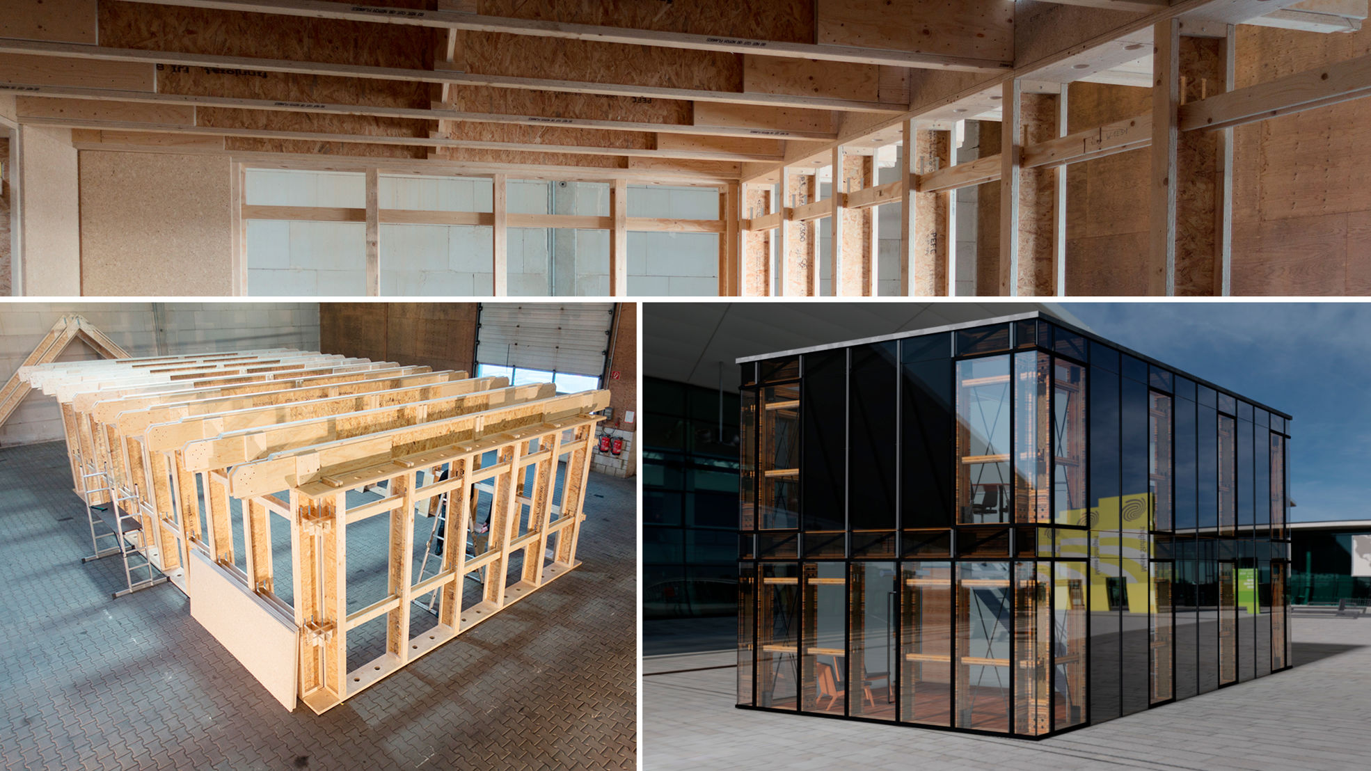 Wood framing system developed by SI-Modular